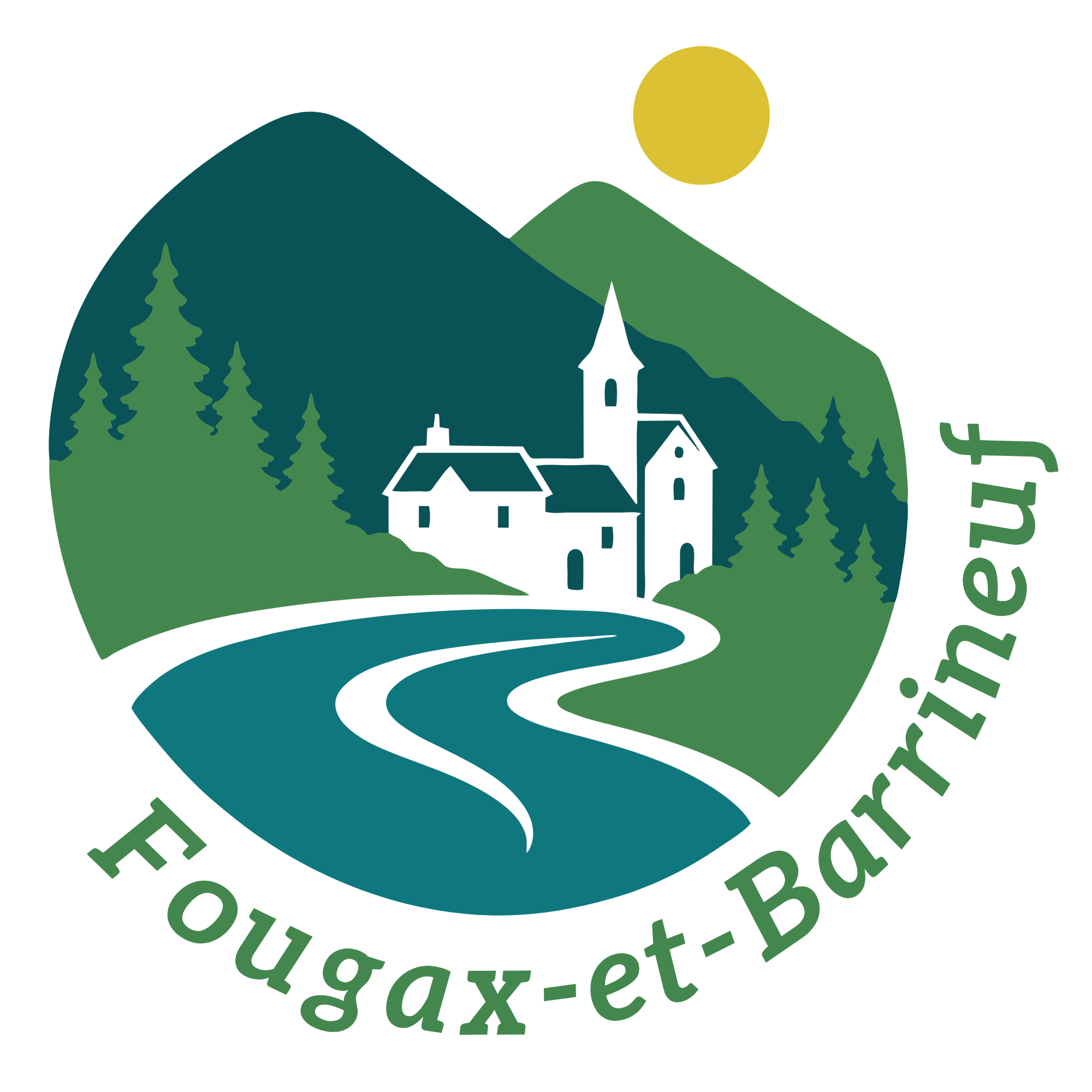 Mairie Fougax-et-Barrineuf Logo